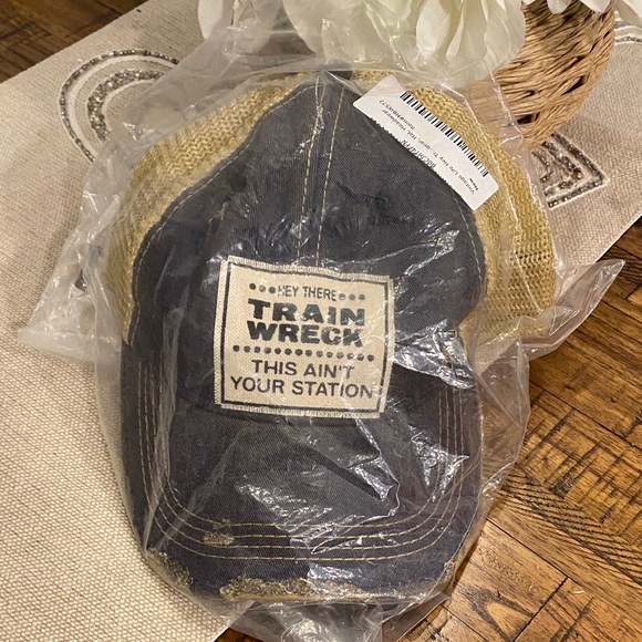 Funny Denim Snap Back Hat - Picture 3 of 7